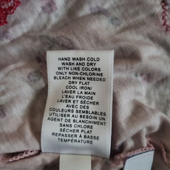 Banana Republic Women's Pink Floral Lace Trim Camisole Tank Top Size Medium NWT - Picture 10 of 12